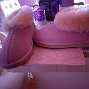 💯 % Genuine Sheepskin Slipper Boots